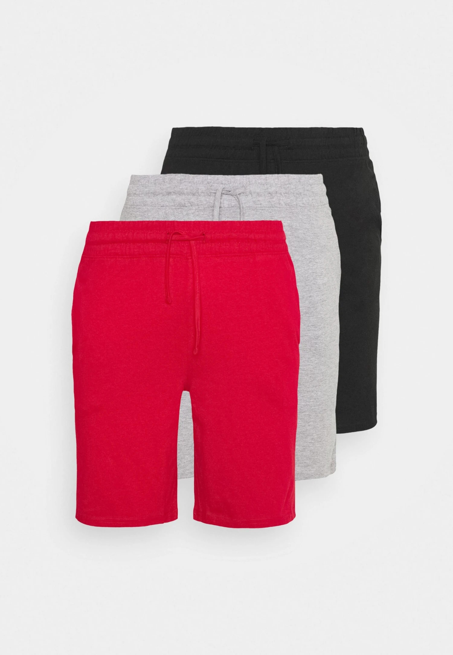 Pier One 3 Pack - Pyjamabroek - Black/Mottled Dark Grey/Red - Afbeelding 8