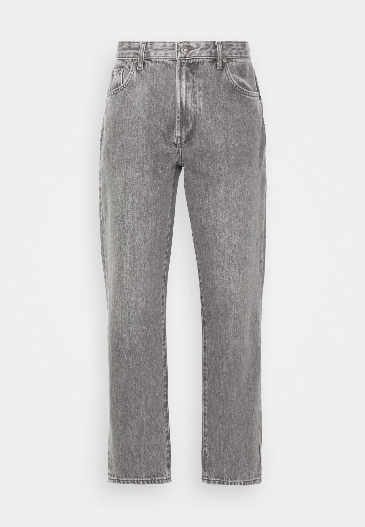 Pier One Mid Raise Straight Fit - Relaxed Fit Jeans - Grey Denim - Afbeelding 4