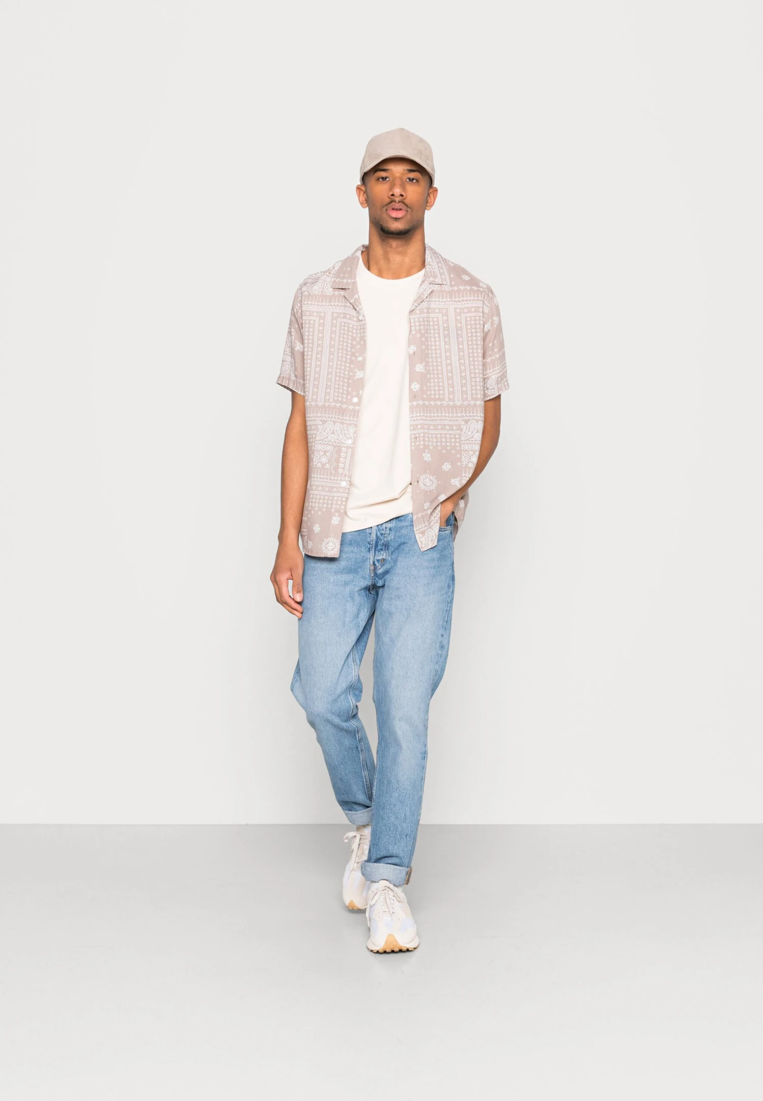 Pier One Unisex - Overhemd - Beige - Afbeelding 2