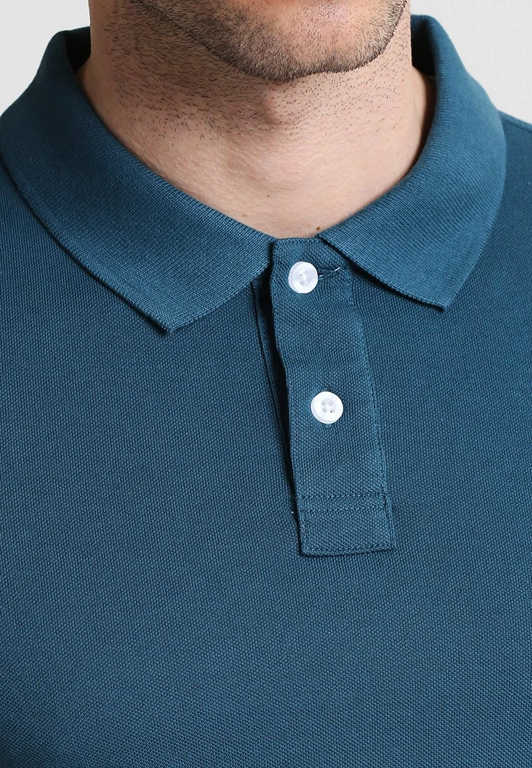 Pier One Basic - Poloshirt - Petrol - Afbeelding 4