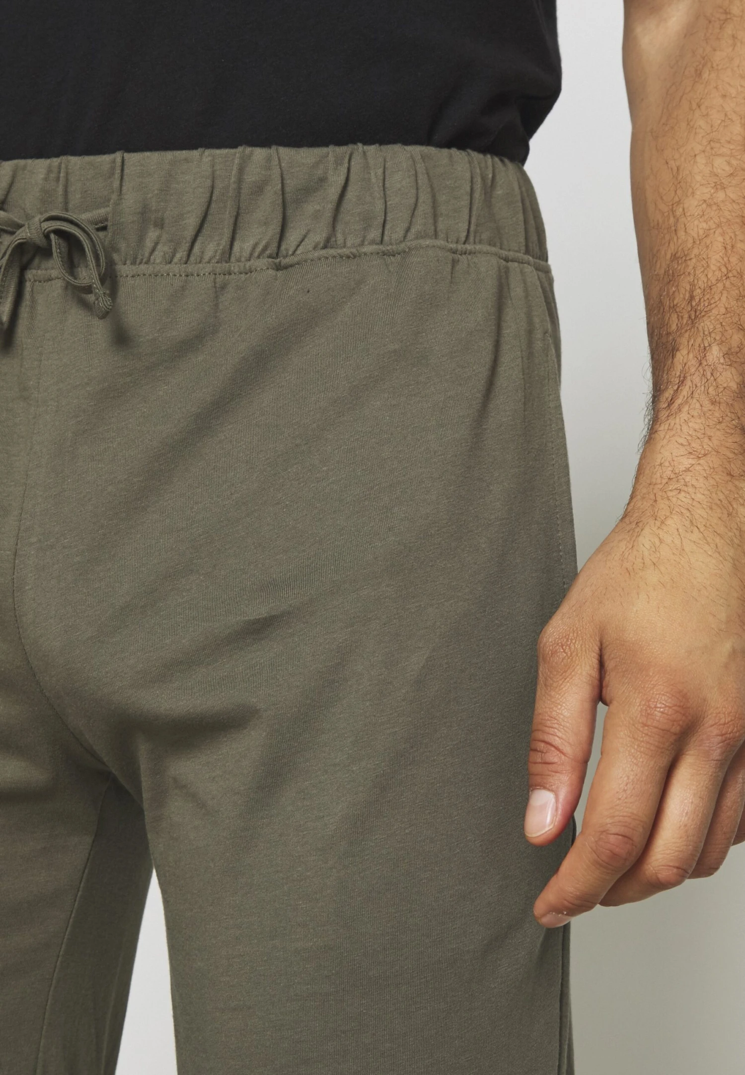 Pier One 2 Pack - Pyjamabroek - Black/Khaki - Afbeelding 6