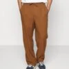 Pier One Drawcord Trousers Linen Blend - Broek - Brown