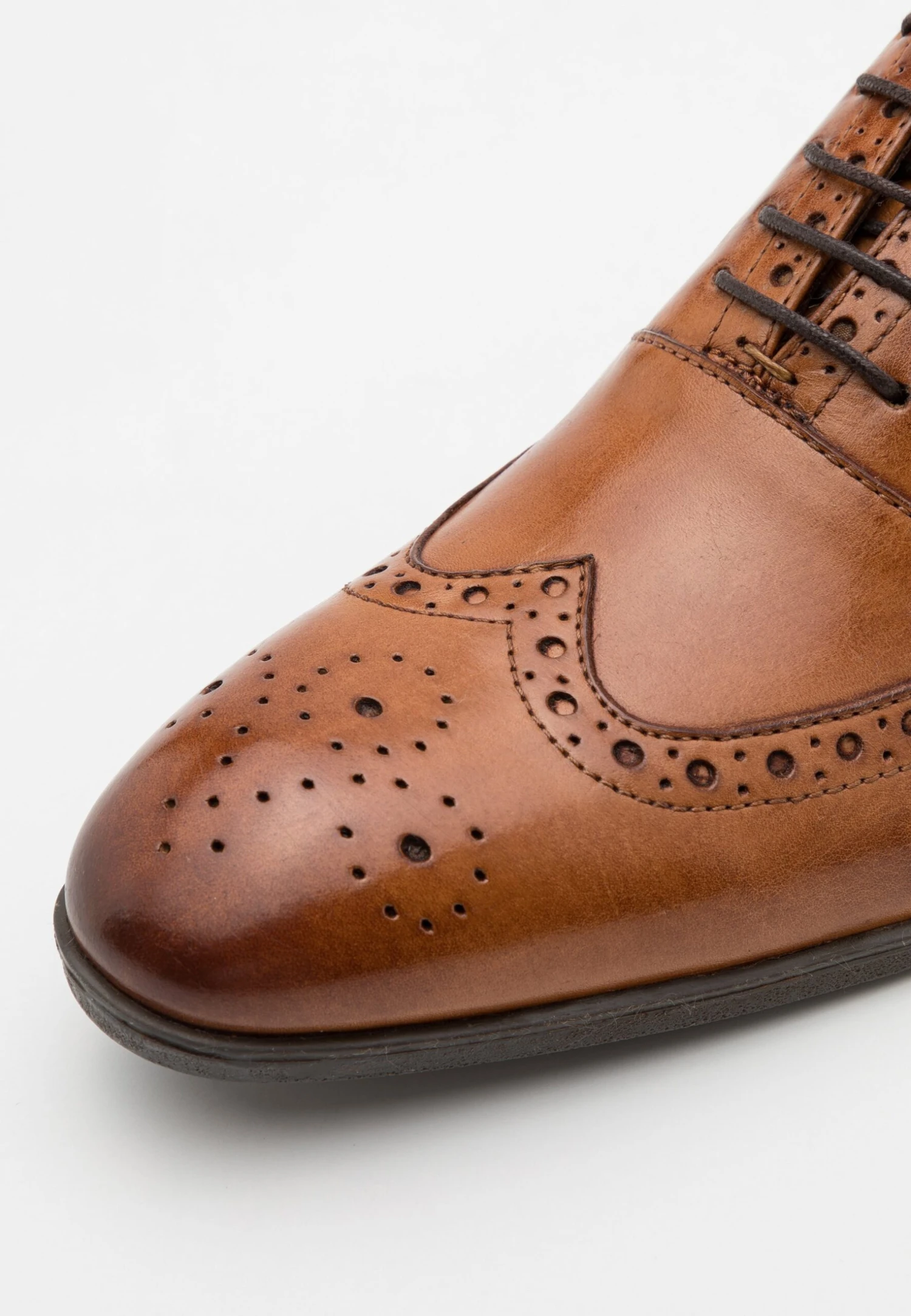 Pier One Leather - Veterschoenen - Cognac - Afbeelding 6