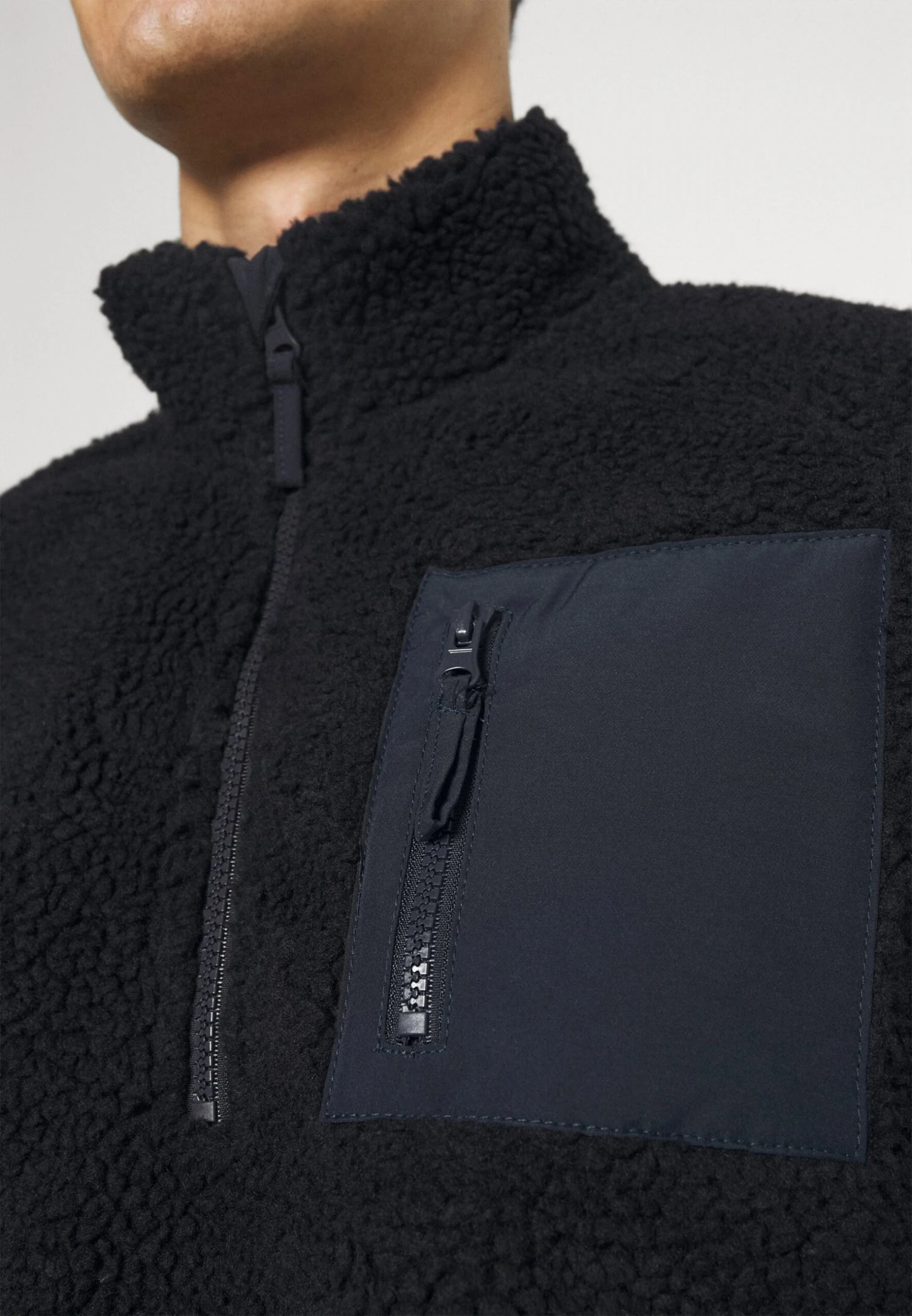 Pier One Fleece Trui - Dark Blue - Afbeelding 7