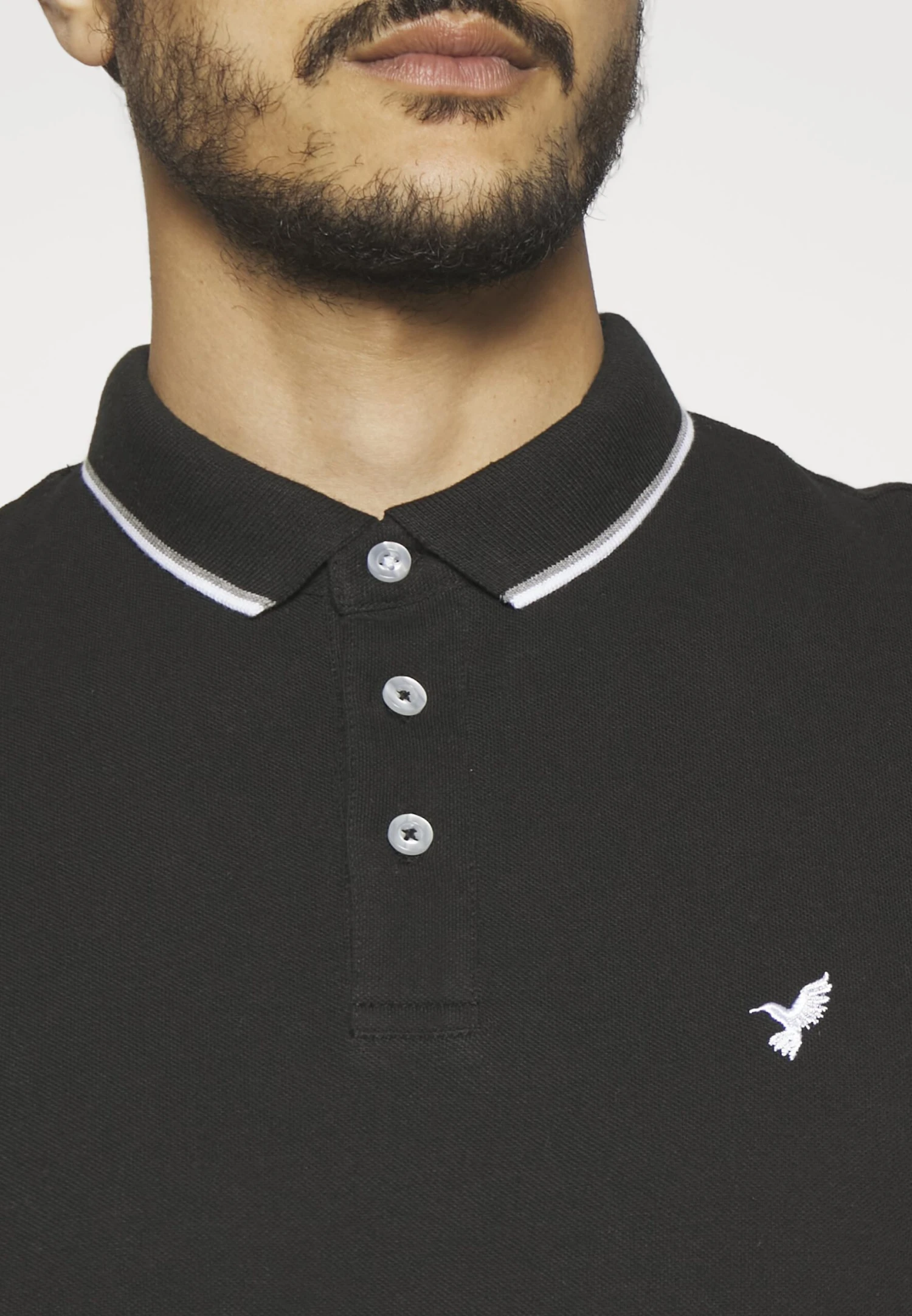 Pier One 2 Pack - Poloshirt - Black/Dark Blue - Afbeelding 7