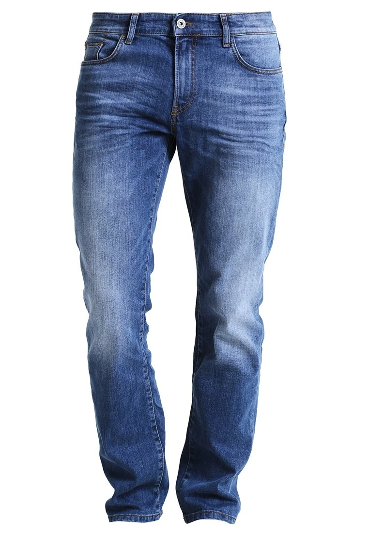 Pier One Straight Leg Jeans - Mid Blue - Afbeelding 6
