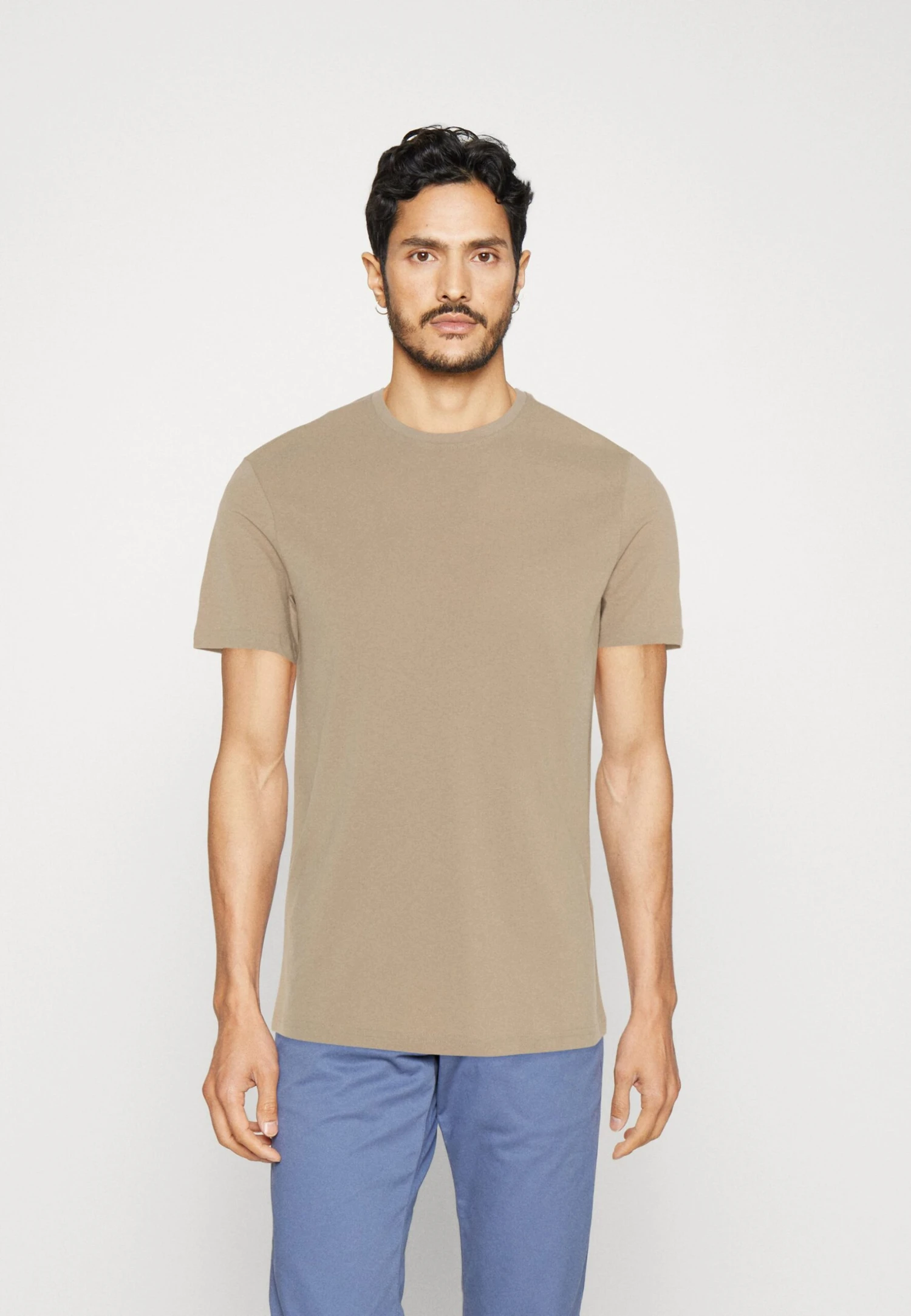 Pier One 5 Pack - T-Shirt Basic - White/Off-White/Lilac - Afbeelding 7