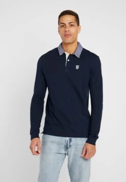 Pier One Collar Rugby - Poloshirt - Dark Blue