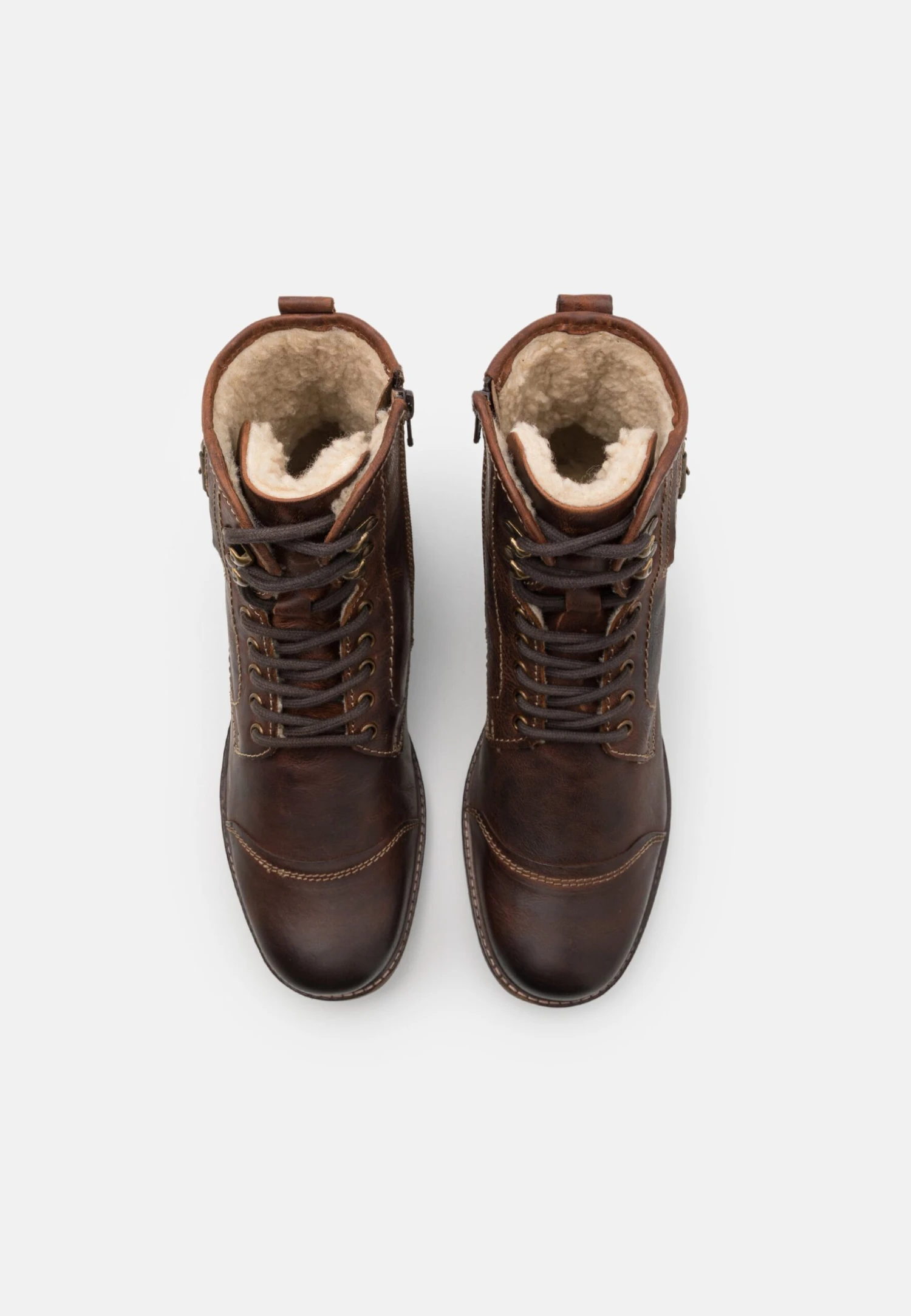 Pier One Leather - Veterboots - Brown - Afbeelding 4