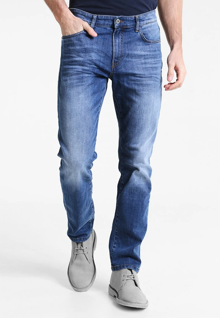 Pier One Straight Leg Jeans - Mid Blue