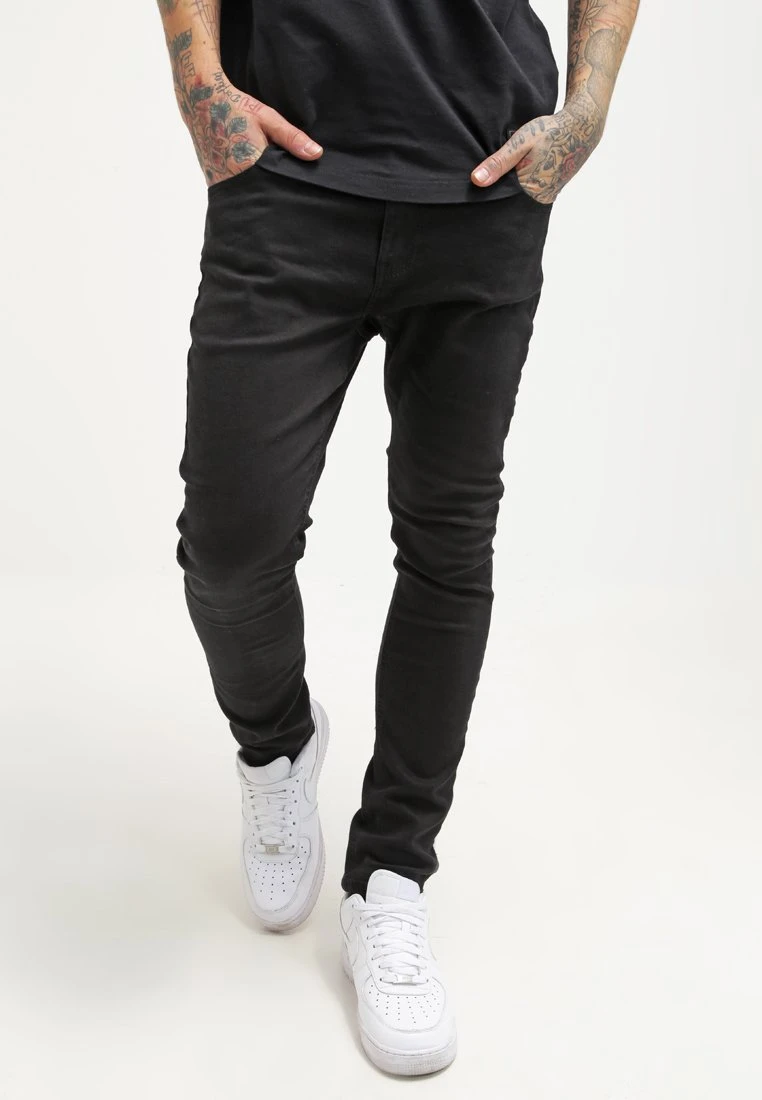 Pier One Slim Fit Jeans - Black Denim