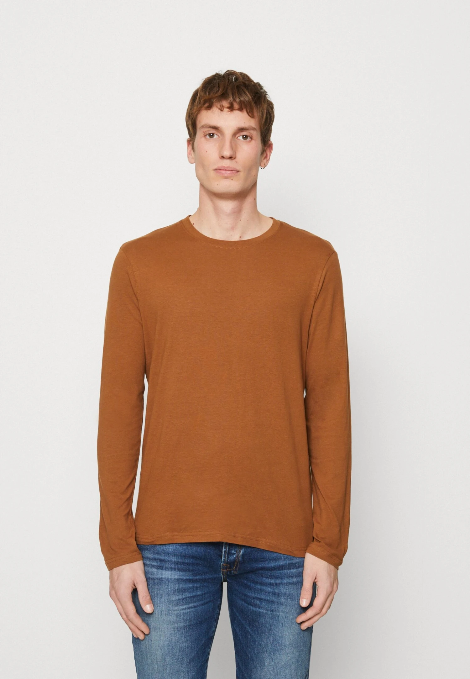 Pier One 5 Pack - Longsleeve - Blue/Off-White/Light Brown - Afbeelding 2