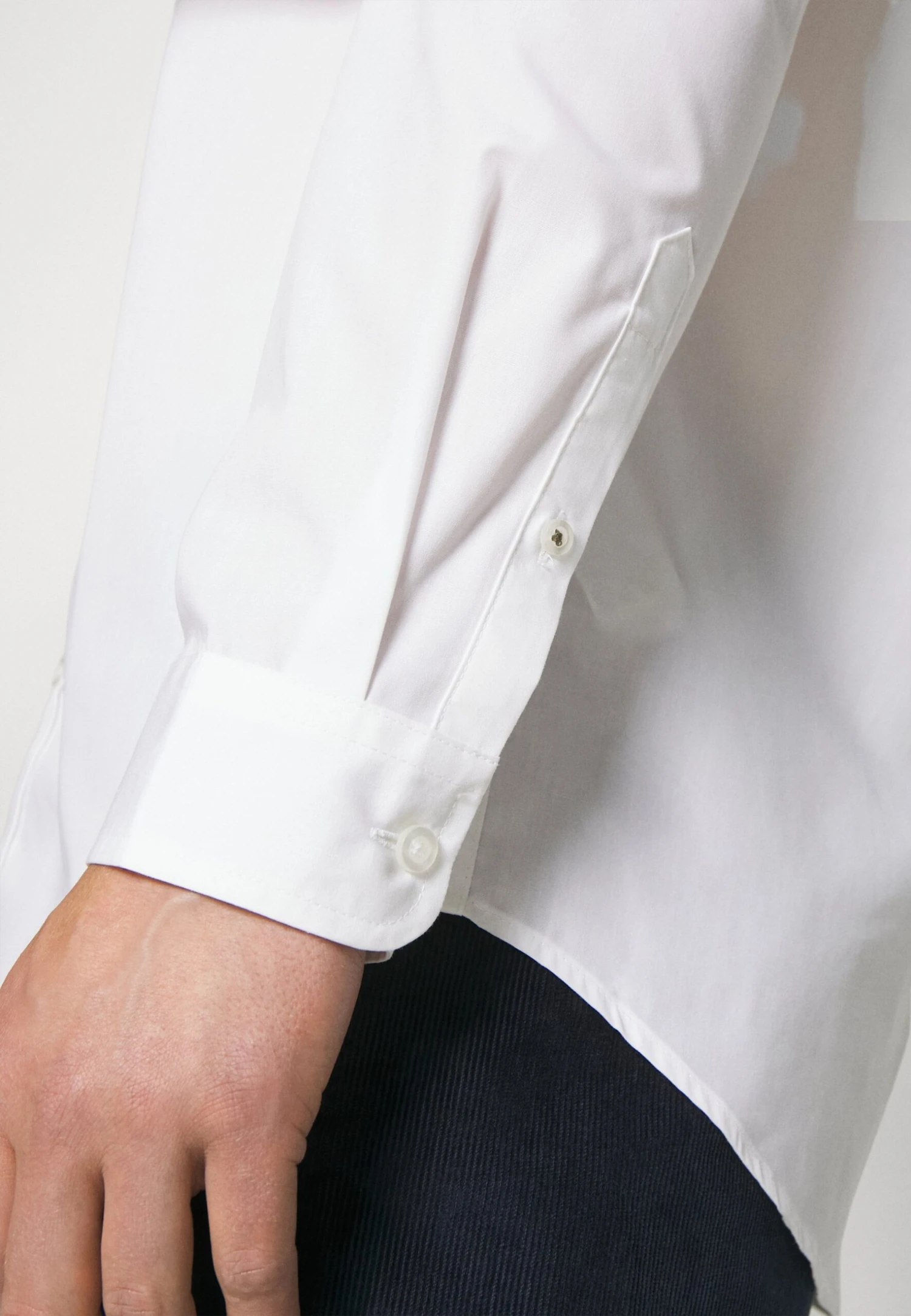 Pier One 2 Pack - Overhemd - White/Olive - Afbeelding 6