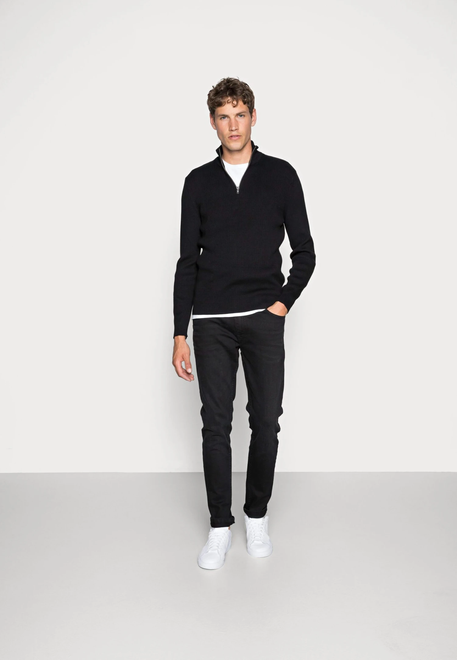 Pier One Jeans Skinny Fit - Black Denim - Afbeelding 2